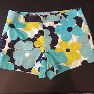 Lilly Pulitzer Callahan Flower Print Shorts sz 14
